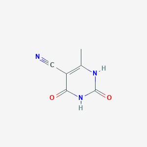 molecular formula C6H5N3O2 B1581618 6-Methyl-5-cyanouracil CAS No. 5900-40-3