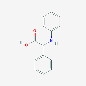 molecular formula C14H13NO2 B1581630 anilino(phenyl)acetic acid CAS No. 3684-12-6
