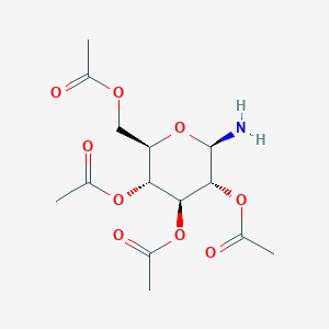 (2R,3R,4S,5R,6R)-2-(acetoxymethyl)-6-aminotetrahydro-2H-pyran-3,4,5-triyl triacetate