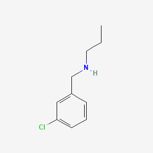 molecular formula C10H14ClN B1581655 N-(3-chlorobenzyl)propan-1-amine CAS No. 39190-98-2