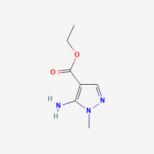 molecular formula C7H11N3O2 B1581661 Ethyl 5-amino-1-methyl-1H-pyrazole-4-carboxylate CAS No. 31037-02-2