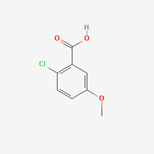molecular formula C8H7ClO3 B1581678 2-Chloro-5-methoxybenzoic acid CAS No. 6280-89-3