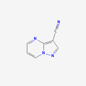molecular formula C7H4N4 B1581683 Pyrazolo[1,5-a]pyrimidine-3-carbonitrile CAS No. 25939-87-1