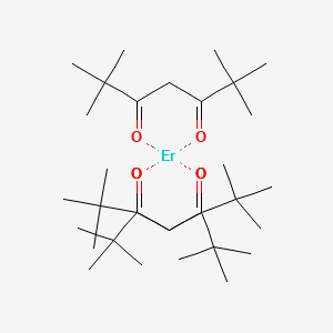 molecular formula C33H60ErO6 B1581698 Erbium;2,2,6,6-tetramethylheptane-3,5-dione CAS No. 35733-23-4
