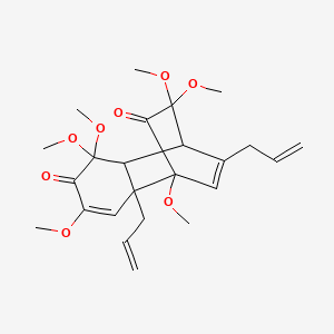 molecular formula C24H32O8 B1581699 Asatone CAS No. 38451-63-7