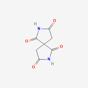 molecular formula C7H6N2O4 B1581701 2,7-Diazaspiro[4.4]nonane-1,3,6,8-tetraone CAS No. 77415-70-4