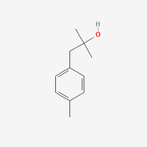 molecular formula C11H16O B1581702 Benzeneethanol, alpha,alpha,4-trimethyl- CAS No. 20834-59-7