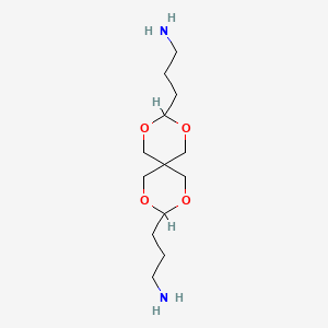 molecular formula C13H26N2O4 B1581704 2,4,8,10-Tetraoxaspiro[5.5]undecane-3,9-dipropanamine CAS No. 21587-74-6