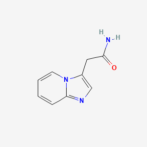 molecular formula C9H9N3O B1581706 2-(咪唑并[1,2-a]吡啶-3-基)乙酰胺 CAS No. 21801-86-5