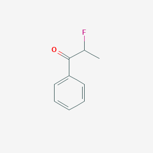 molecular formula C9H9FO B1581708 2-Fluoro-1-phenylpropan-1-one CAS No. 21120-36-5