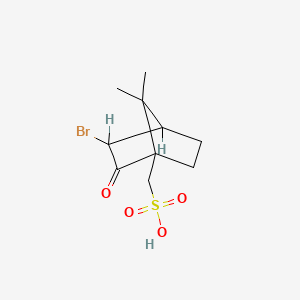 molecular formula C10H15BrO4S B1581717 3-Bromo-2-oxobornane-10-sulphonic acid CAS No. 24262-38-2