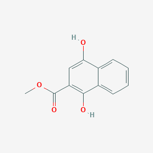 molecular formula C12H10O4 B1581721 Methyl 1,4-dihydroxy-2-naphthoate CAS No. 77060-74-3