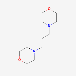 molecular formula C11H22N2O2 B1581735 4,4'-(Propane-1,3-diyl)bismorpholine CAS No. 48152-09-6