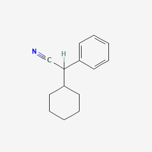 molecular formula C14H17N B1581737 2-cyclohexyl-2-phenylacetonitrile CAS No. 3893-23-0