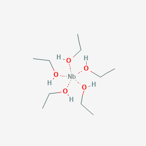 molecular formula C10H30NbO5 B1581748 Niobium(5+) ethanolate CAS No. 3236-82-6