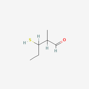 molecular formula C6H12OS B1581756 3-Mercapto-2-methylpentanal CAS No. 227456-28-2