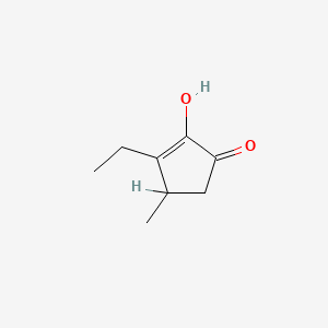 molecular formula C8H12O2 B1581757 3-Ethyl-2-hydroxy-4-methylcyclopent-2-en-1-one CAS No. 42348-12-9