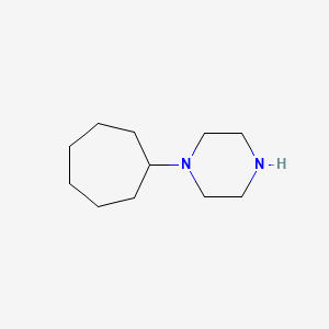 molecular formula C11H22N2 B1581760 1-Cycloheptylpiperazine CAS No. 21043-42-5
