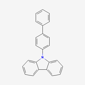 molecular formula C24H17N B1581763 9-(4-Biphenylyl)carbazole CAS No. 6299-16-7
