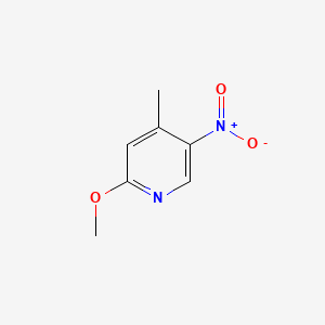 molecular formula C7H8N2O3 B1581767 2-Methoxy-4-methyl-5-nitropyridine CAS No. 6635-90-1