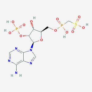 molecular formula C11H17N5O12P2S B158177 Adenosine 2'-phosphate 5'-methylenephosphosulfate CAS No. 136439-86-6