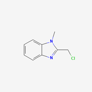 molecular formula C9H9ClN2 B1581770 2-(Chloromethyl)-1-methyl-1h-benzimidazole CAS No. 4760-35-4