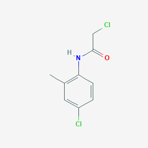 molecular formula C9H9Cl2NO B1581772 2-氯-N-(4-氯-2-甲基苯基)乙酰胺 CAS No. 62593-77-5