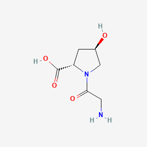 (2S,4R)-1-(2-Aminoacetyl)-4-hydroxypyrrolidine-2-carboxylic acid