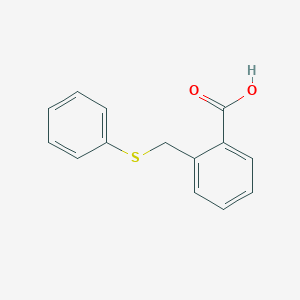 molecular formula C14H12O2S B158178 2-((Phenylthio)methyl)benzoic acid CAS No. 1699-03-2