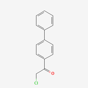 molecular formula C14H11ClO B1581780 2-Chloro-4'-phenylacetophenone CAS No. 635-84-7