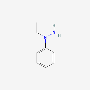 molecular formula C8H12N2 B1581782 1-Ethyl-1-phenylhydrazine CAS No. 644-21-3
