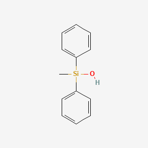 molecular formula C13H14OSi B1581789 Silanol, methyldiphenyl- CAS No. 778-25-6