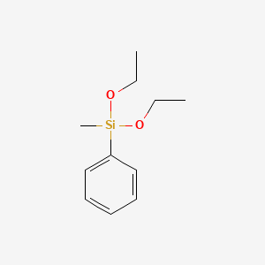 molecular formula C11H18O2Si B1581791 Methylphenyldiethoxysilane CAS No. 775-56-4