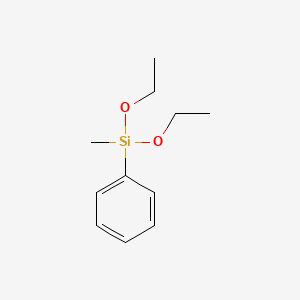 molecular formula C11H18O2Si B1581791 Diethoxy(methyl)phenylsilane CAS No. 775-56-4