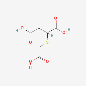 molecular formula C6H8O6S B1581807 Carboxymethylmercaptosuccinic acid CAS No. 99-68-3
