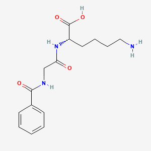 molecular formula C15H21N3O4 B1581810 Hippuryl-L-lysine CAS No. 740-63-6
