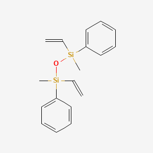 molecular formula C18H22OSi2 B1581825 1,3-Dimethyl-1,3-diphenyl-1,3-divinyldisiloxane CAS No. 2627-97-6