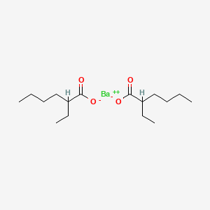 molecular formula C16H30BaO4 B1581828 2-乙基己酸钡 CAS No. 2457-01-4