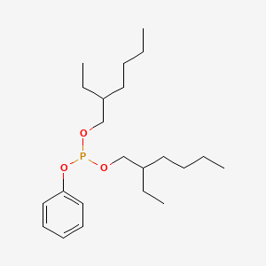 molecular formula C22H39O3P B1581829 双(2-乙基己基)苯亚磷酸酯 CAS No. 3164-60-1