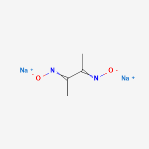 molecular formula C4H6N2Na2O2 B1581842 2,3-Butanedione, dioxime, disodium salt CAS No. 60908-54-5