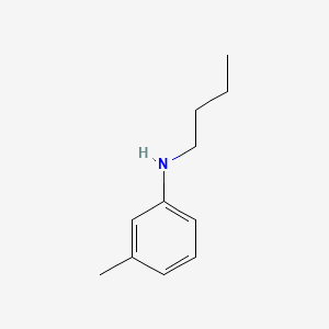 molecular formula C11H17N B1581844 N-丁基-m-甲基苯胺 CAS No. 60995-75-7