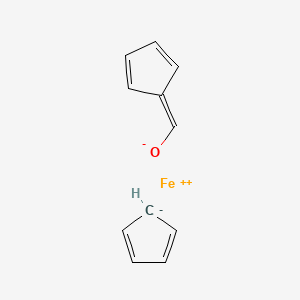 molecular formula C11H10FeO B1581853 Ferrocenecarboxaldehyde CAS No. 12093-10-6