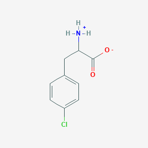 molecular formula C9H10ClNO2 B158187 2-Azaniumyl-3-(4-chlorophenyl)propanoate CAS No. 1991-78-2