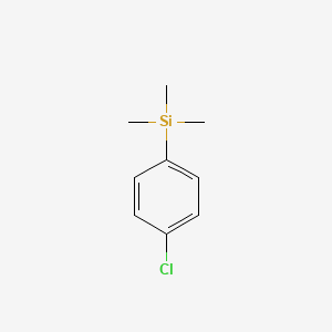 molecular formula C9H13ClSi B1581879 对氯苯三甲基硅烷 CAS No. 10557-71-8