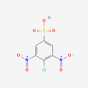 molecular formula C6H3ClN2O7S B1581880 4-Chloro-3,5-dinitrobenzenesulfonic acid CAS No. 88-91-5