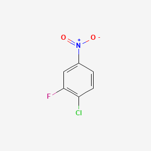 molecular formula C6H3ClFNO2 B1581884 1-Chloro-2-fluoro-4-nitrobenzene CAS No. 350-31-2