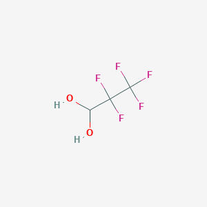 molecular formula C3H3F5O2 B1581889 2,2,3,3,3-Pentafluoropropane-1,1-diol CAS No. 422-63-9