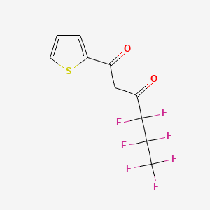 molecular formula C10H5F7O2S B1581892 4,4,5,5,6,6,6-Heptafluoro-1-(2-thienyl)-1,3-hexanedione CAS No. 559-94-4