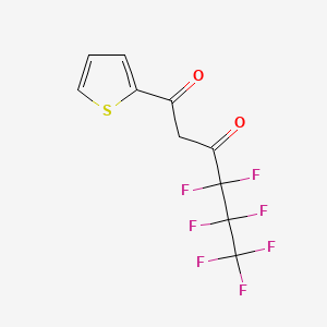 molecular formula C10H5F7O2S B1581892 1,3-Hexanedione, 4,4,5,5,6,6,6-heptafluoro-1-(2-thienyl)- CAS No. 559-94-4