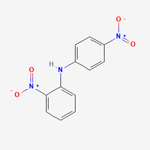 molecular formula C12H9N3O4 B1581895 2-Nitro-N-(4-nitrophenyl)aniline CAS No. 612-36-2